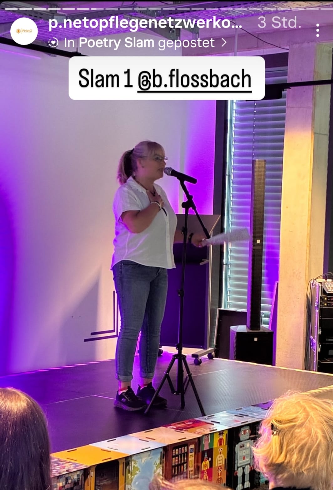 IWK Waldbröl beim 1. Pflege-Poetry-Slam Oberberg vertreten