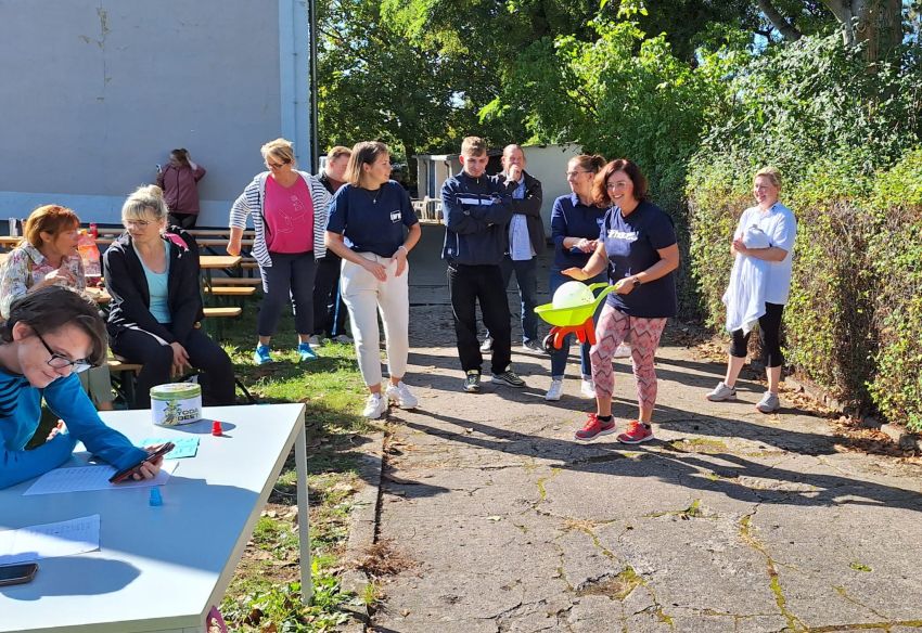 Schulfest mit sportlicher Spaßolympiade